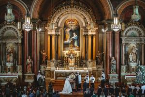 The wedding Mass of Faith and Peter