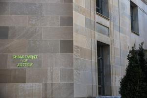 The U.S. Department of Justice is seen in Washington, D.C., Friday, Feb. 6, 2026 