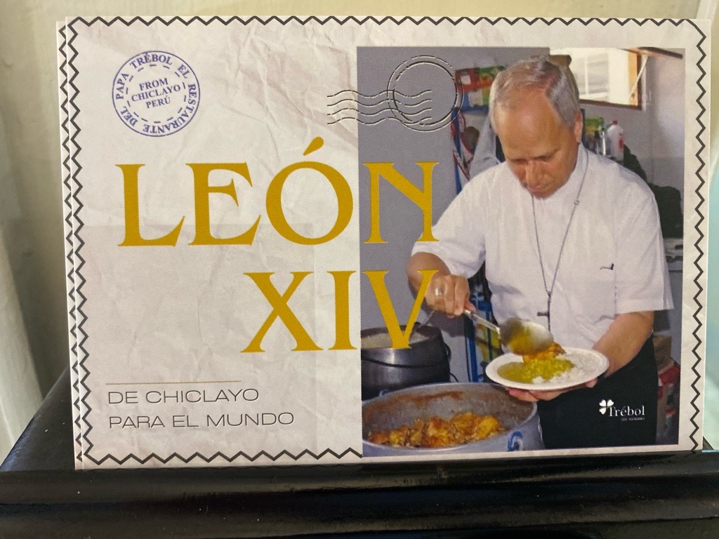 Pope Leo serves in soup kitchen