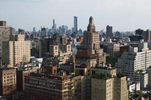 New York skyline.