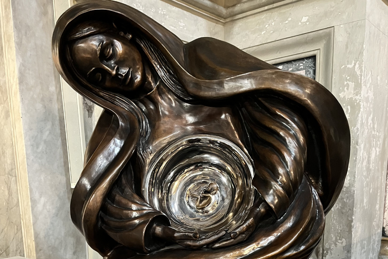 Renowned Pro-Life Statue Finds Home in Small New England Parish