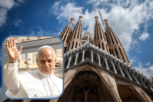Pope Leo will visit Sagrada Família in Barcelona, Spain,  in June.