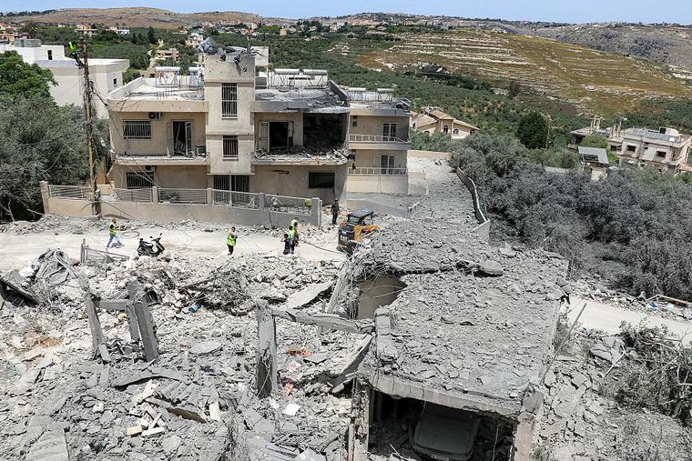 Christian Churches and Symbols Hit During War in Southern Lebanon
