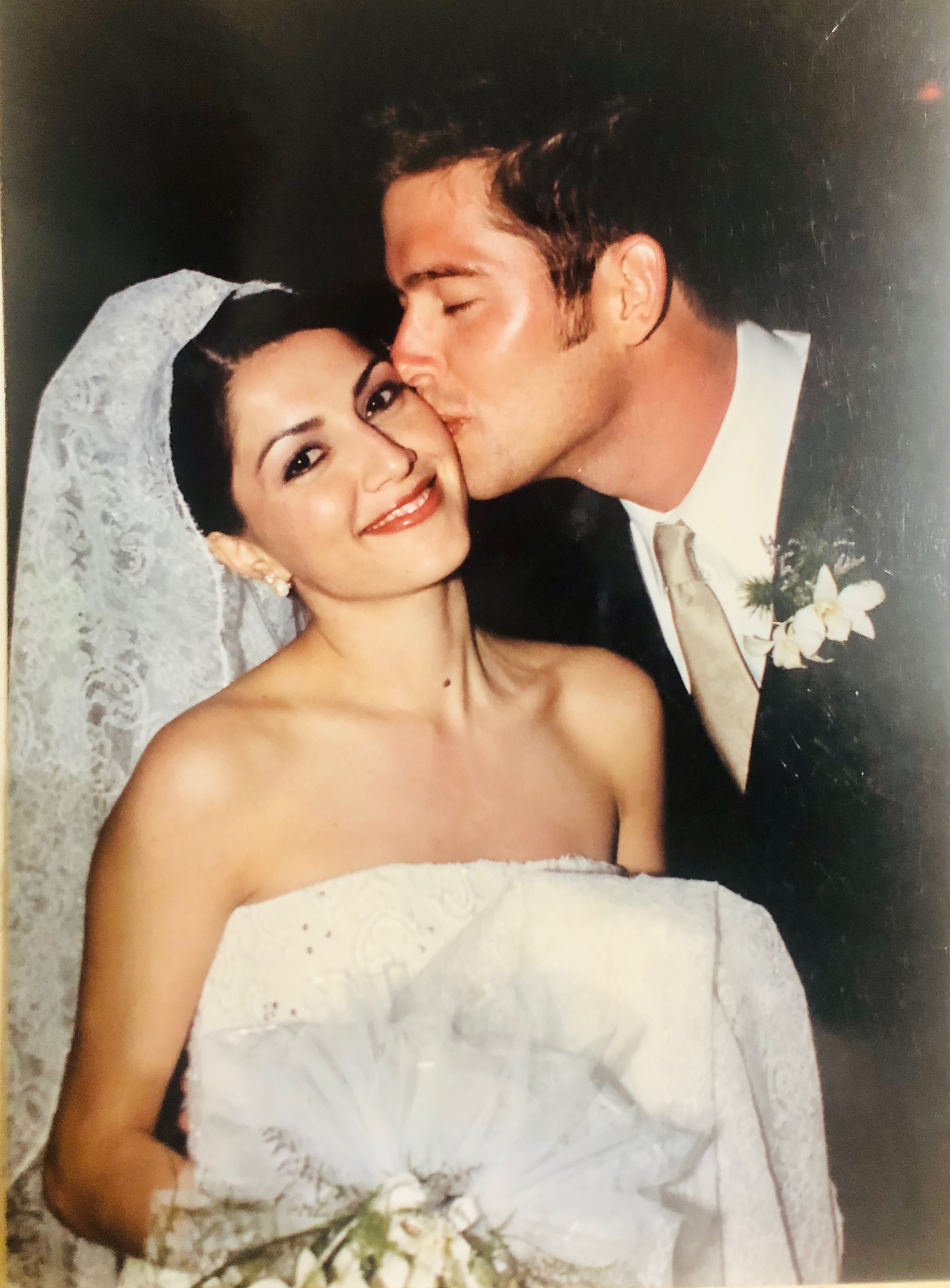 Sean and Rachel Camos-Duffy on their wedding day.