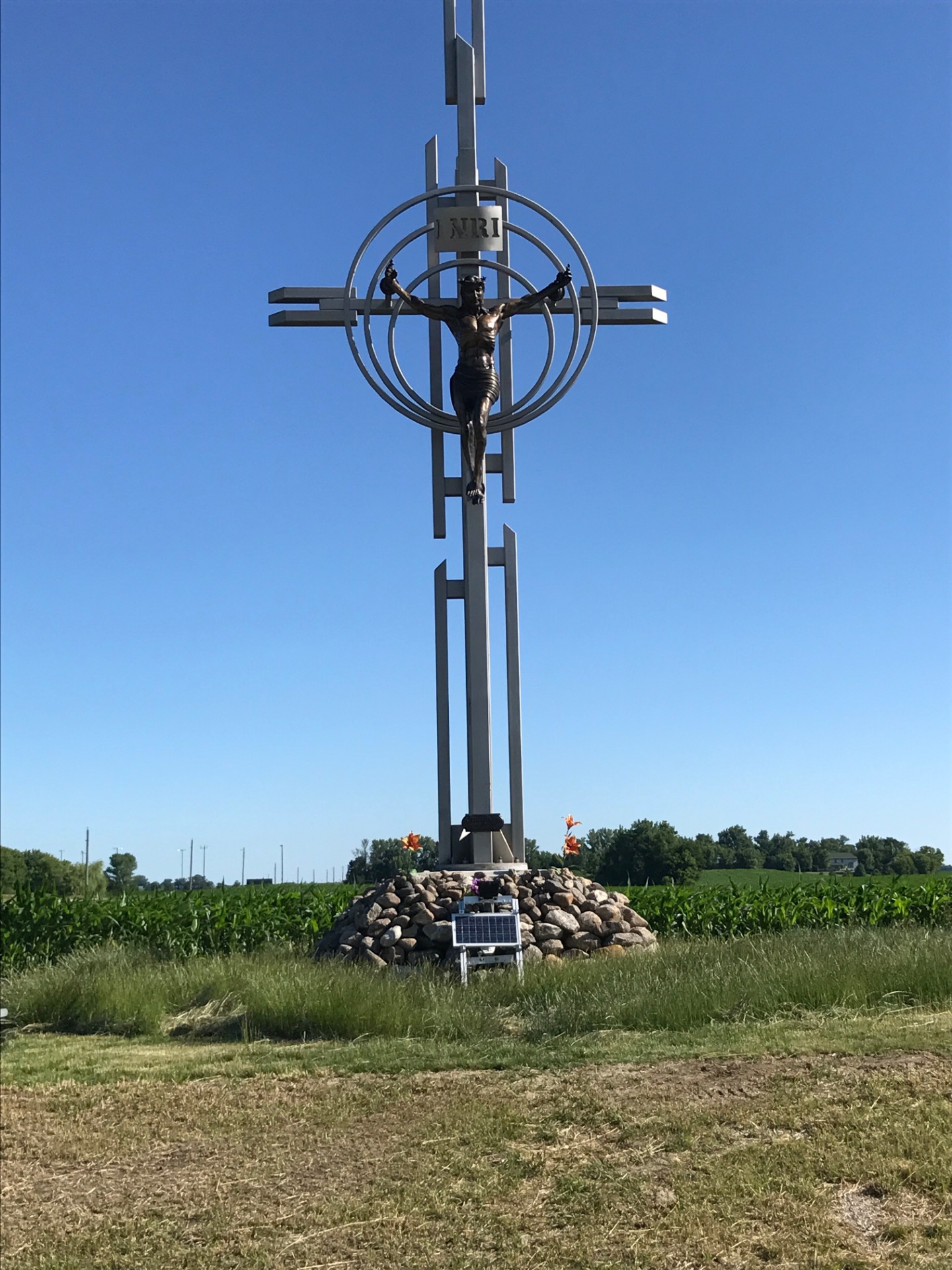 Reflection Park crucifix