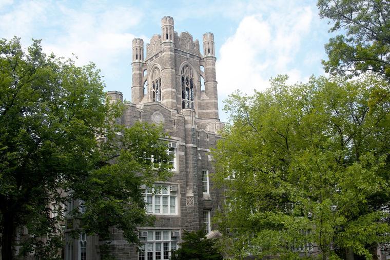 The Fordham University Church, also known as Old St. John’s, is a Gothic-style church serving the university community and local Catholics in New York City.