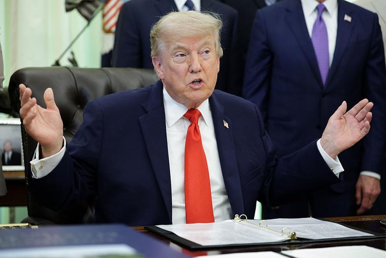 President Donald Trump in the Oval Office June 11, 2026. 