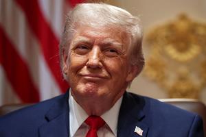 U.S. President Donald Trump looks on during a Cabinet meeting in the Cabinet Room of the White House on May 27, 2026, in Washington, D.C.