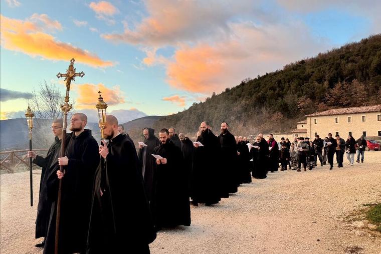 The Monks of Norcia live at an abbey in just outside the city of Norcia, Italy, where they pray the Divine Office and celebrate Mass daily. 