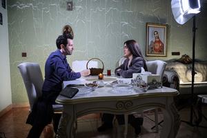 A scene featuring Colm Flynn from the EWTN News special report 'Christians Fight To Survive: ISIS in Iraq' which won top honors at the 2026 Gabriel Awards and has been viewed by over 1 million people on YouTube alone. 