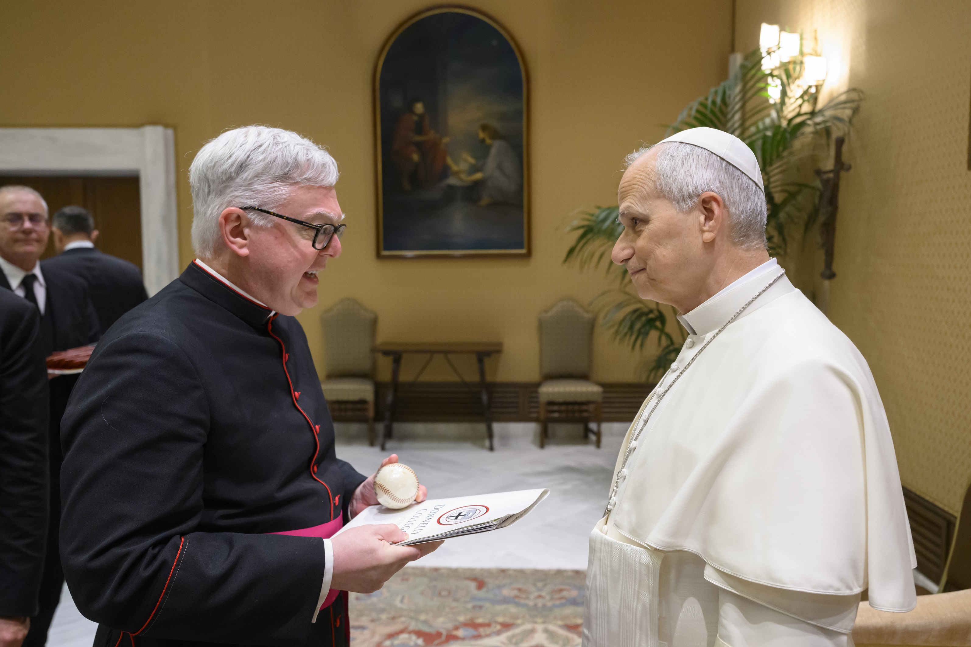 Pope Leo baseball gift 2