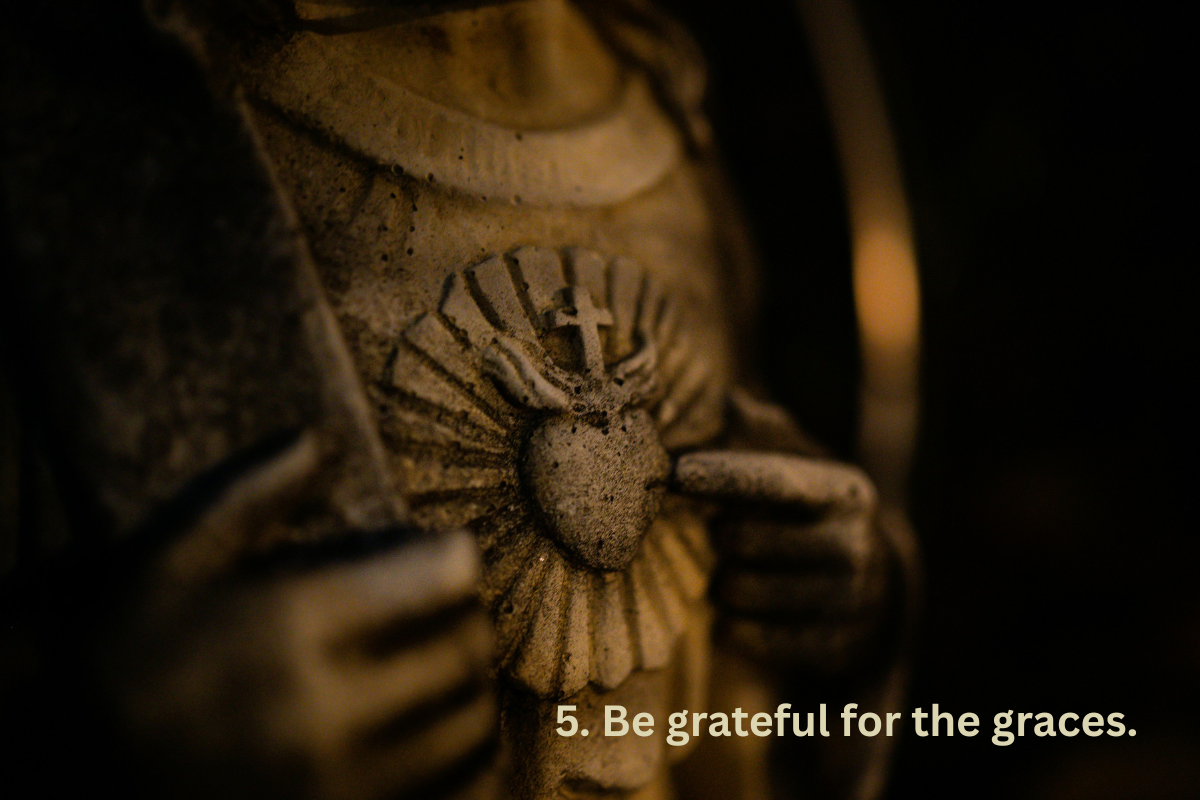 ‘Sacred Heart of Jesus, I place my trust in Thee.’