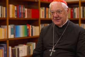 Cardinal Gerhard Müller, former prefect of the Dicastery for the Doctrine of the Faith, speaks during an interview with EWTN News In Depth on June 19, 2026. 