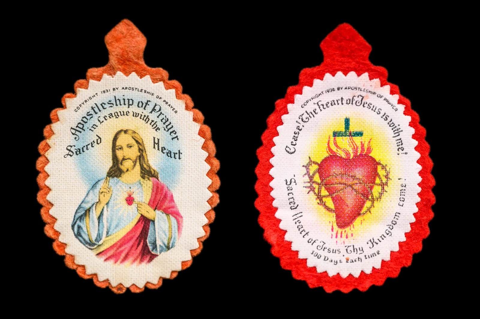 Brother Columba-Sacred Heart badges