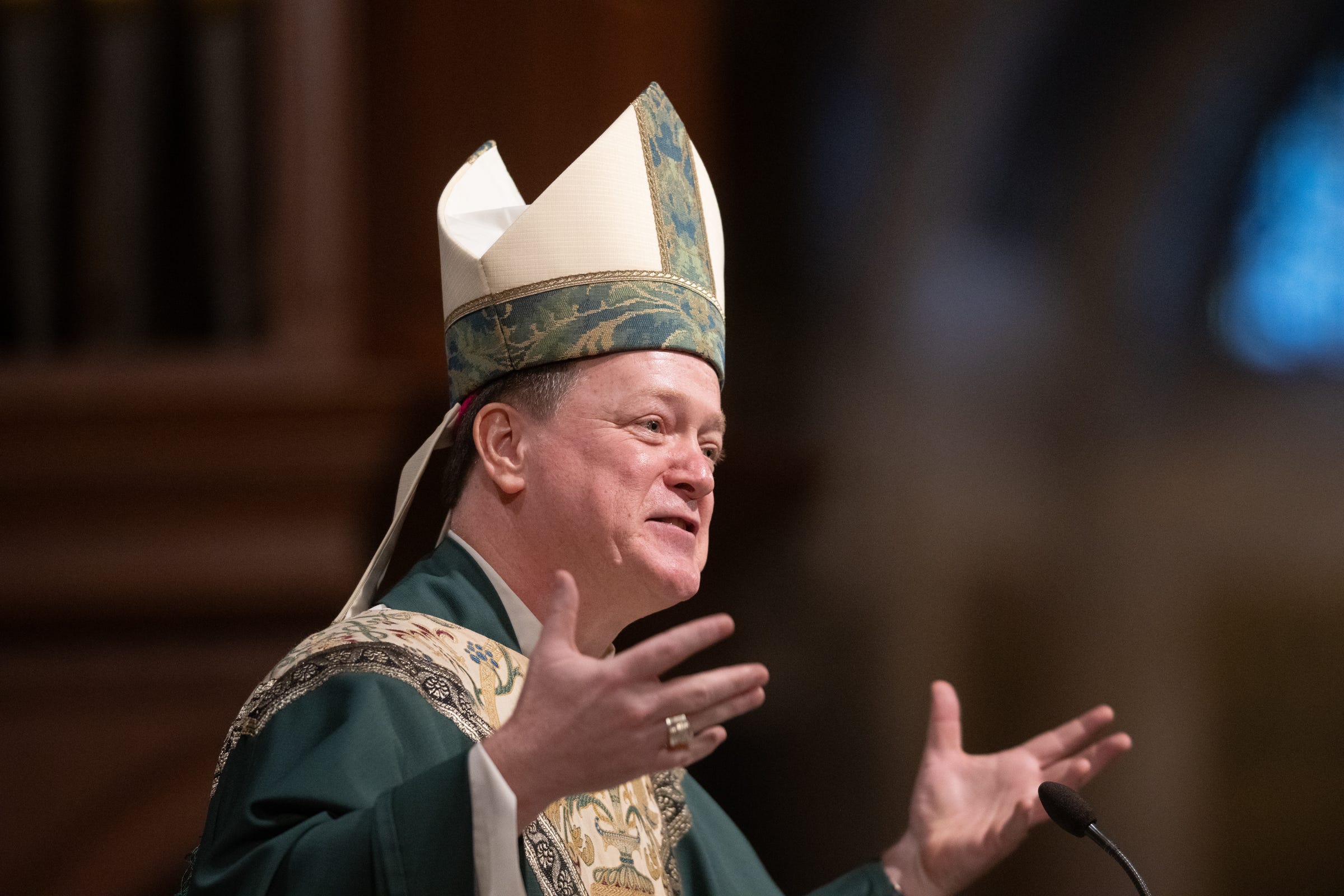 Most Reverend Keith J. Chylinski, Auxiliary to the Archbishop of Philadelphia delivers his homily at the closing Mass of the 2026 GIVEN Institute Forum.