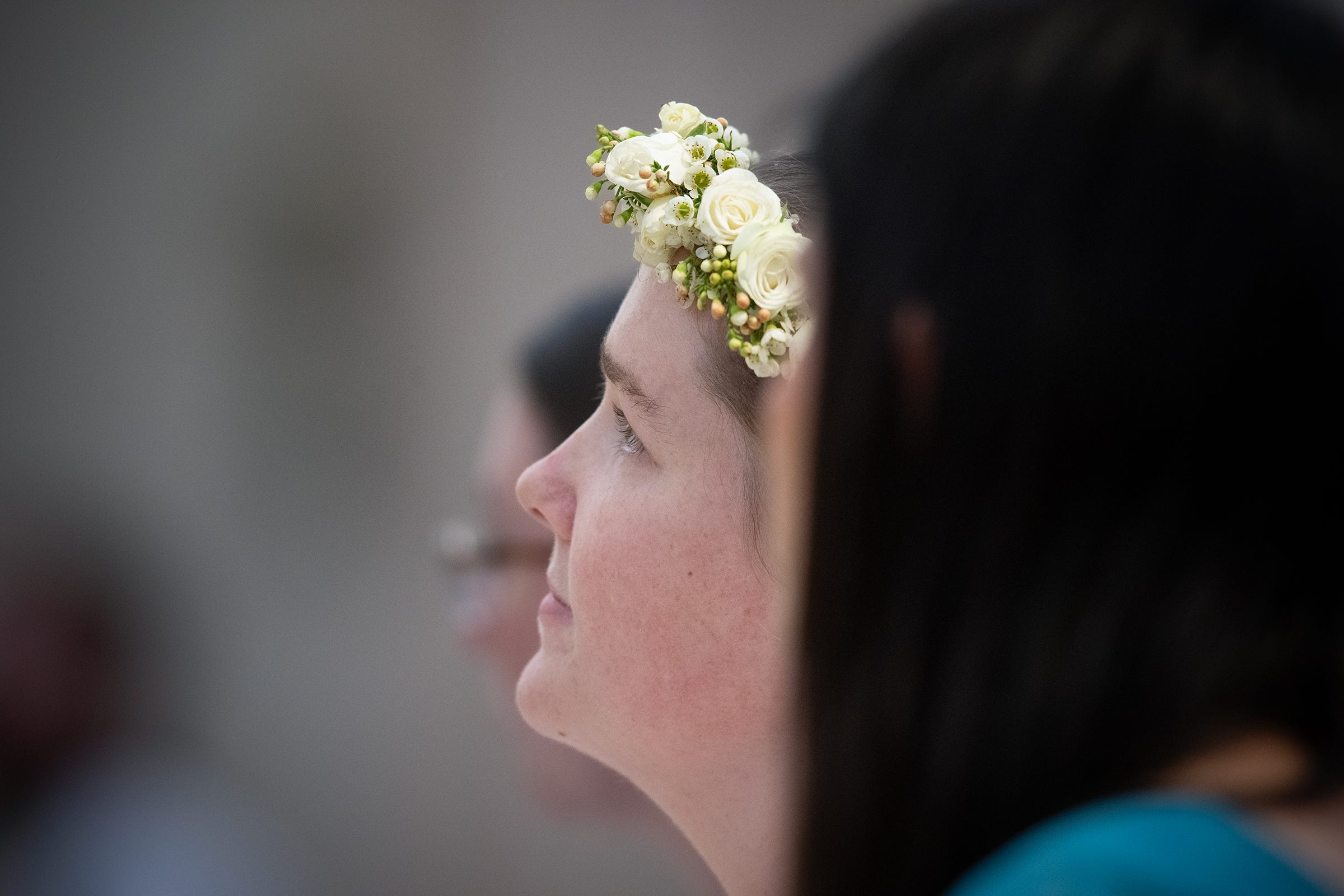 MacKenzie Warrens in 2025 as she prepared to make her Vows as a Bride of Christ. [File photo]