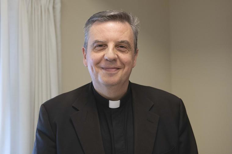 Father Pier Luigi Stolfi, moderator of the curia for the Diocese of Rome. Pope Leo XIV appointed Stolfi on July 7, 2026, amid reform of the central organization of the diocese.
