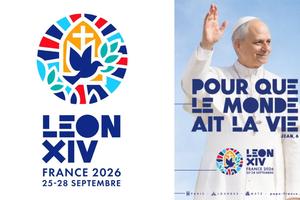 The logo for Pope Leo XIV’s visit to France. | Credit: French Bishops’ Conference