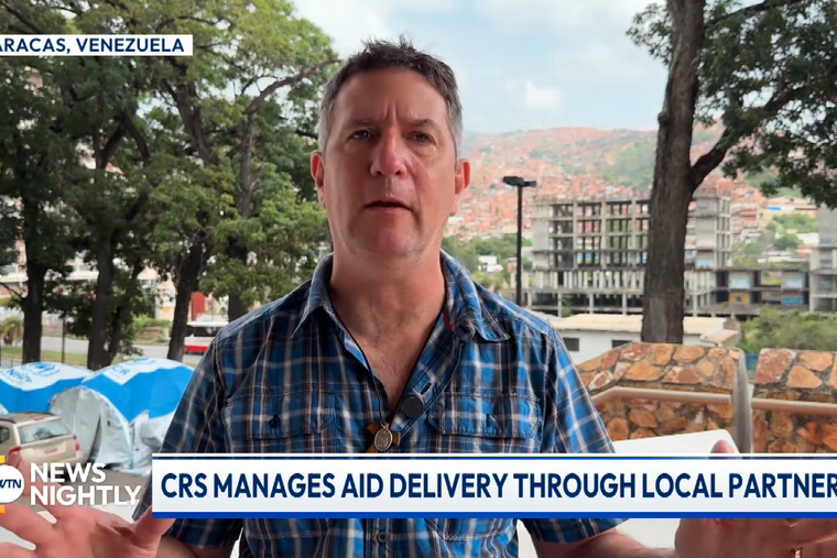 John Service with Catholic Relief Services speaks to "EWTN News Nightly" from Venezuela on July 10, 2026. The official death toll in Venezuela after the deadly earthquake there has climbed to nearly 4,000, with more than 16,000 injured and tens of thousands still missing as rescue teams race against time. Credit: EWTN News