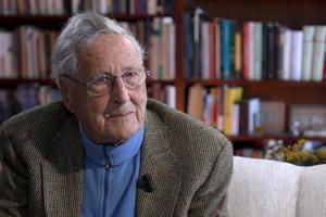 David Willey, a longtime BBC correspondent who covered Rome and the Vatican for more than five decades, speaks with EWTN News in his home in Trevignano Romano, Italy, on Feb. 11, 2026. Willey died in Italy on July 11, 2026, at the age of 93.