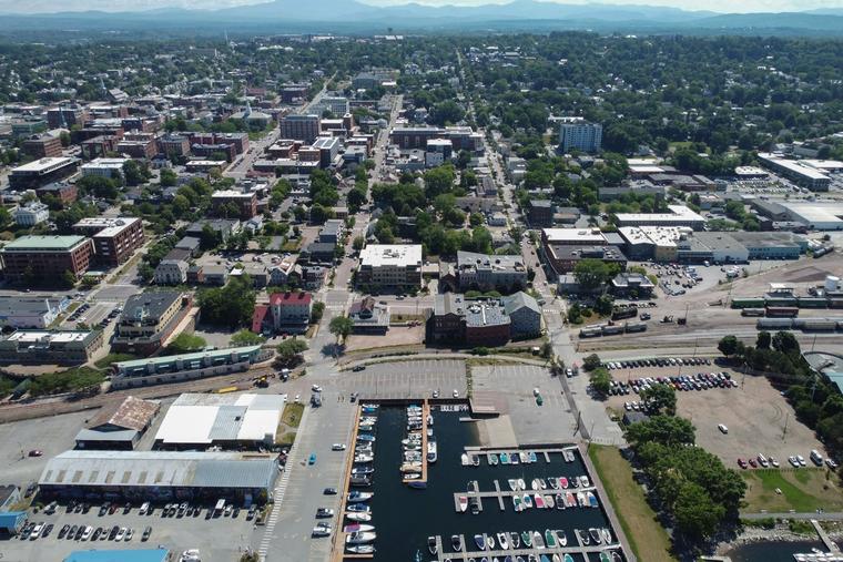 Burlington, Vermont, is pictured on June 29, 2021. 