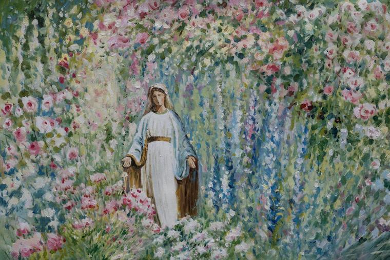 Sacred Artist June Jameson Aims to ‘Bring Heaven Down to Earth Visually’ Sacred Artist June Jameson Aims to ‘Bring Heaven Down to Earth Visually’
