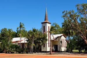 Our Lady Queen of Peace Cathedral in Broome, Australia. 