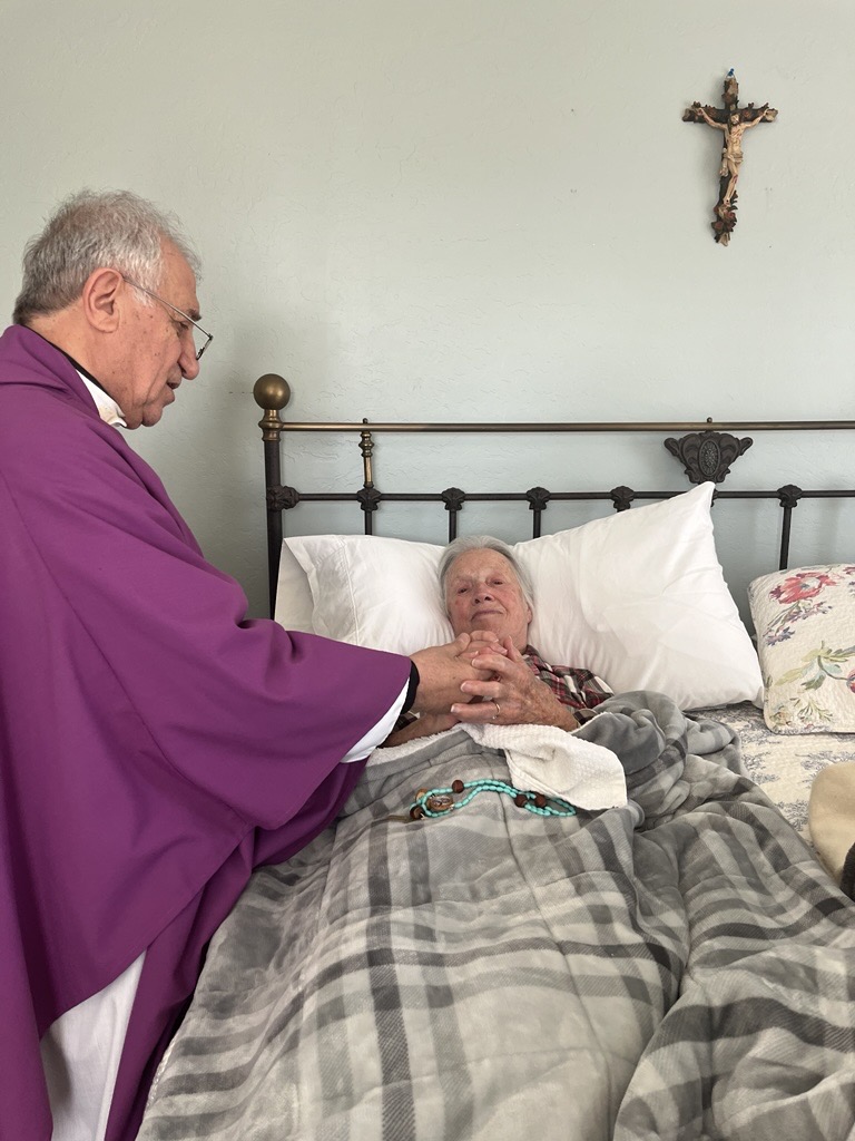 Rosary hospice blessing