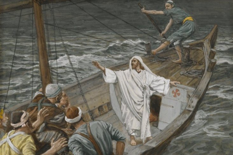 Christ Calms the Storms in Our Lives