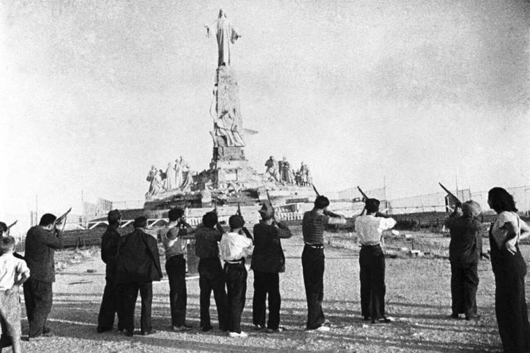 Aug. 7 Marks 90th Anniversary of Spanish ‘Execution’ of Sacred Heart of Jesus Statue Aug. 7 Marks 90th Anniversary of Spanish ‘Execution’ of Sacred Heart of Jesus Statue