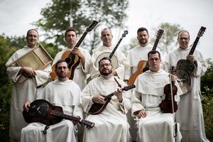The Hillbilly Thomists pose for a photo. Their new album is now available on Spotify or any other streaming service. 