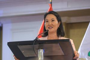 Keiko Fujimori, president of Peru. 
