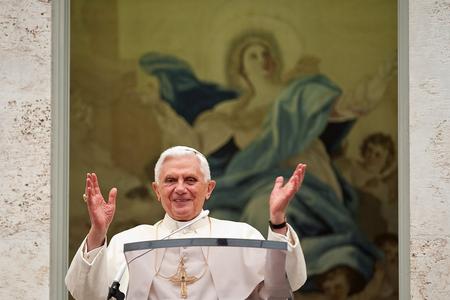 Pope Benedict XVI: ‘Mary Can Be Close to Us All Only Because She Is With God’