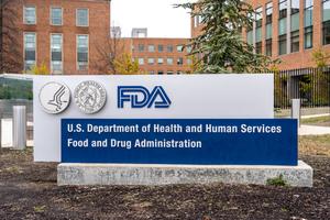 Food and Drug Administration sign at its headquarters in Washington, D.C. 