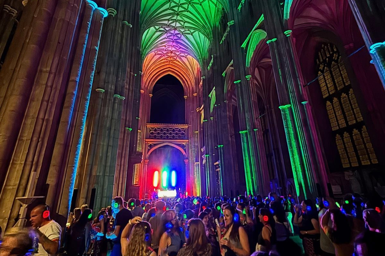England&rsquo;s Historic Cathedrals Turn to Pop Concerts and Silent Discos