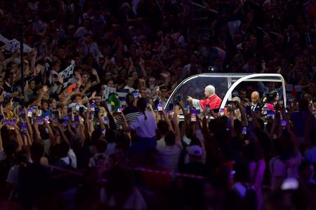 Thousands of Young French Catholics Converge on Soccer Stadium for Prayer With Pope Leo
