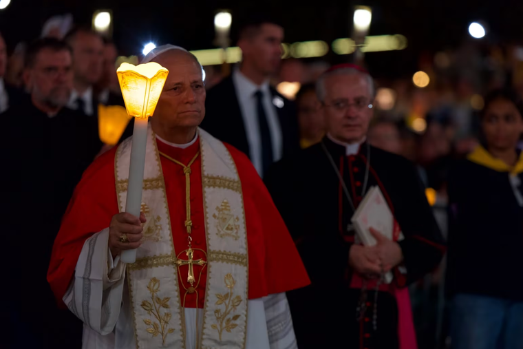 Pope Leo Leads Rosary, Candlelit Procession Pope Leo Leads Rosary, Candlelit Procession